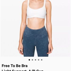Free to be light support Lululemon sports bra